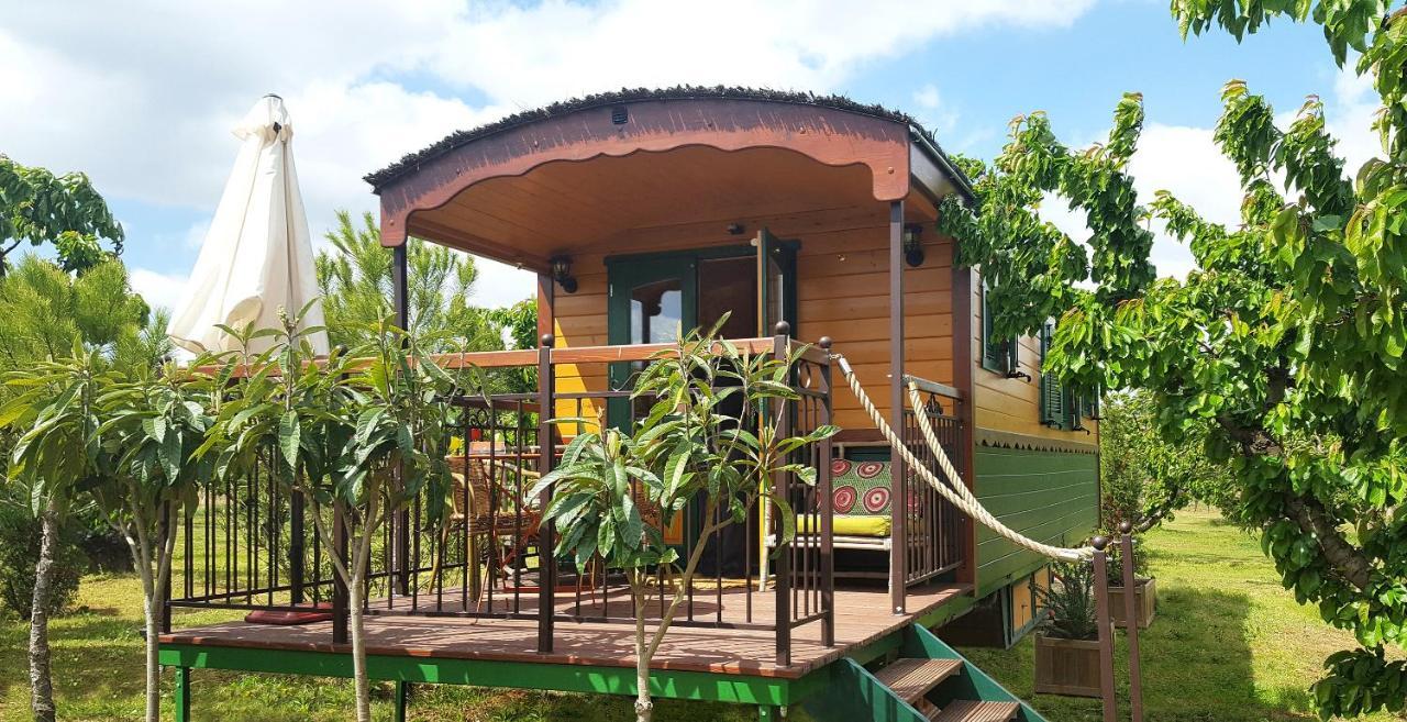 Les Piegonnaises - 2 Roulottes Villa Dış mekan fotoğraf